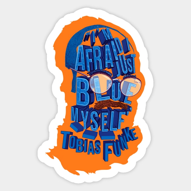 Tobias Sticker by NateJonesDesign